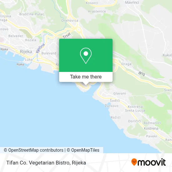 Tifan Co. Vegetarian Bistro map