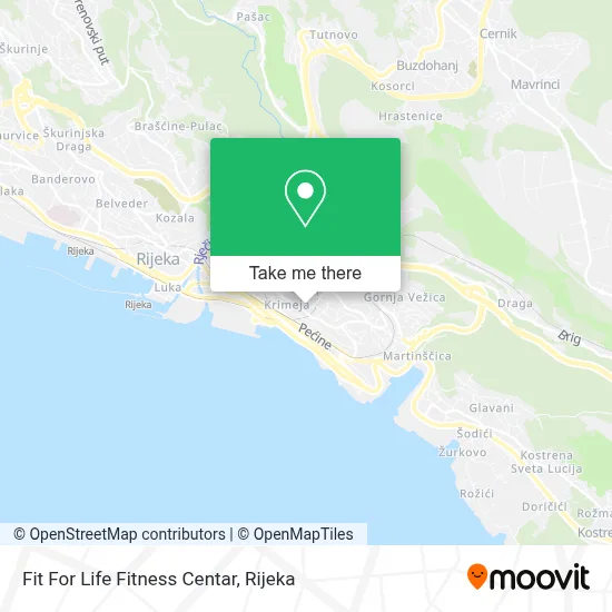 Fit For Life Fitness Centar map