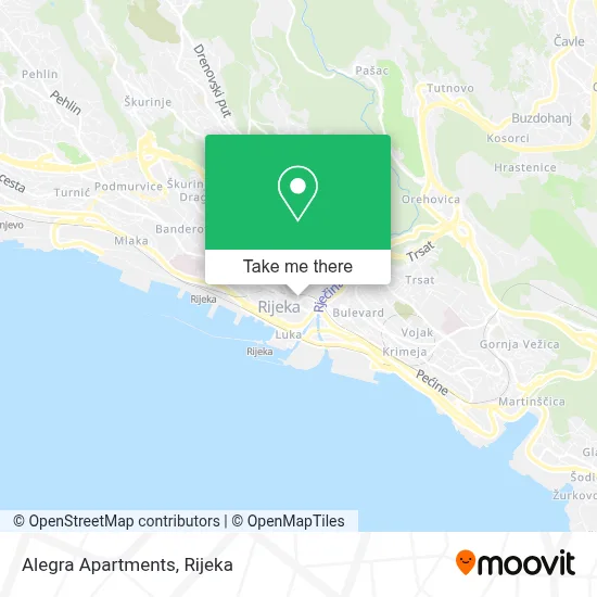 Alegra Apartments map
