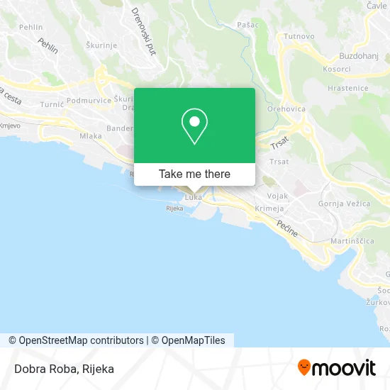 Dobra Roba map