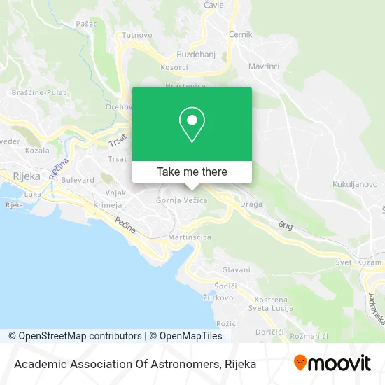Academic Association Of Astronomers map