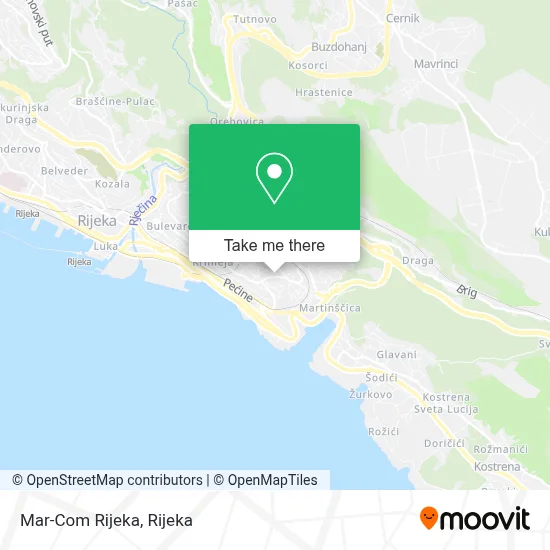 Mar-Com Rijeka map