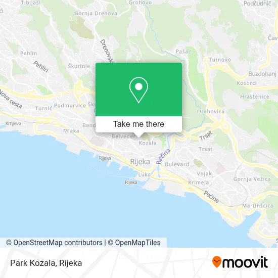 Park Kozala map