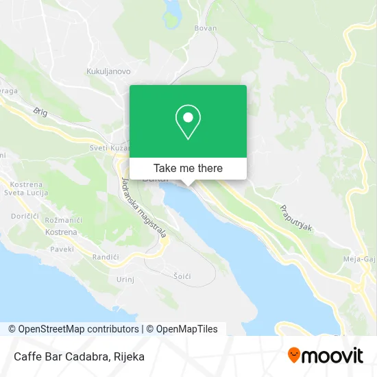 Caffe Bar Cadabra map