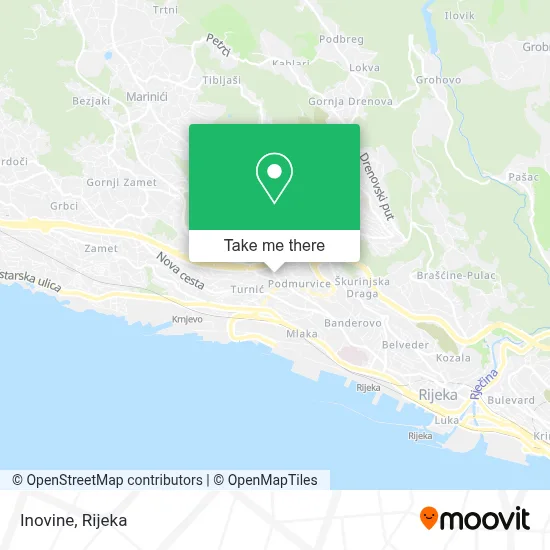 Inovine map