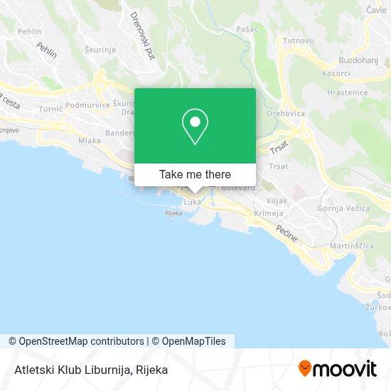 Atletski Klub Liburnija map