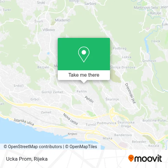 Ucka Prom map
