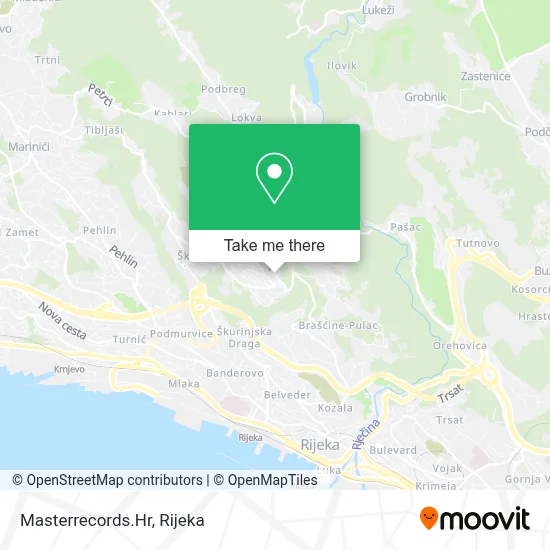 Masterrecords.Hr map