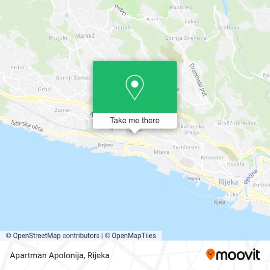 Apartman Apolonija map