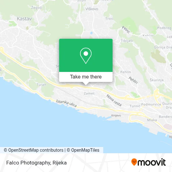 Falco Photography map