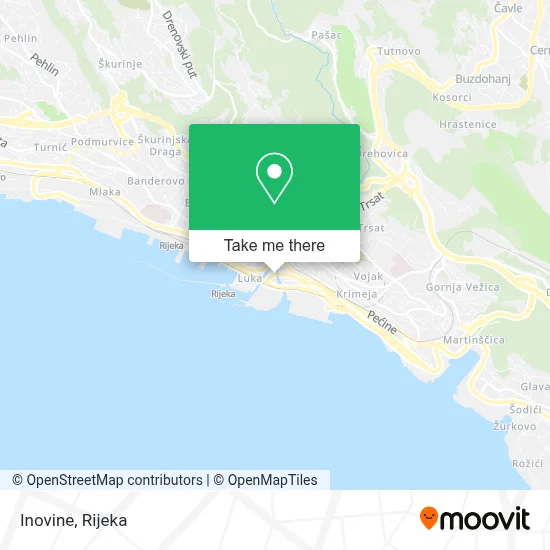 Inovine map