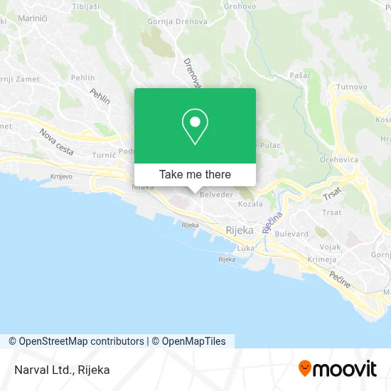 Narval Ltd. map