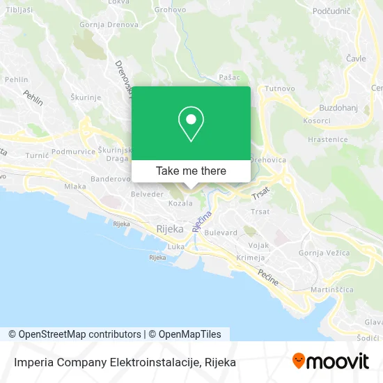 Imperia Company Elektroinstalacije map