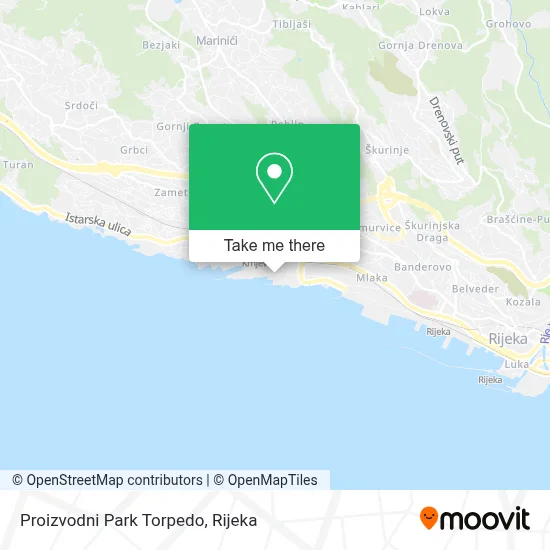 Proizvodni Park Torpedo map
