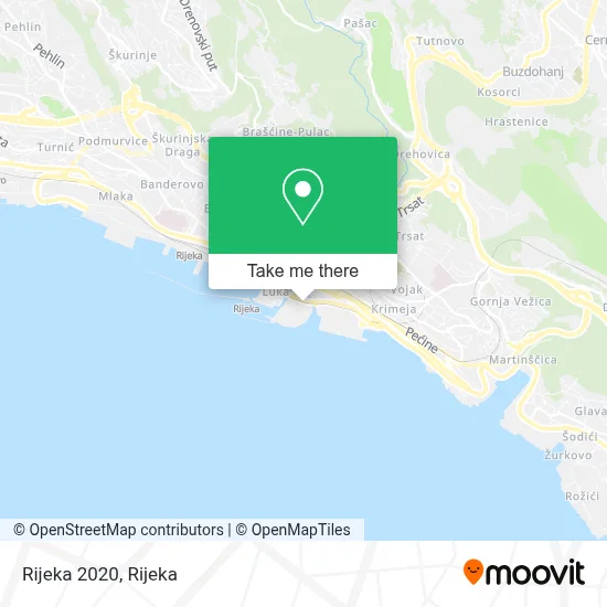 Rijeka 2020 map