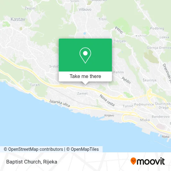 Baptist Church map