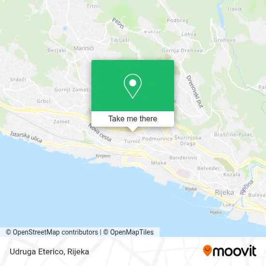 Udruga Eterico map
