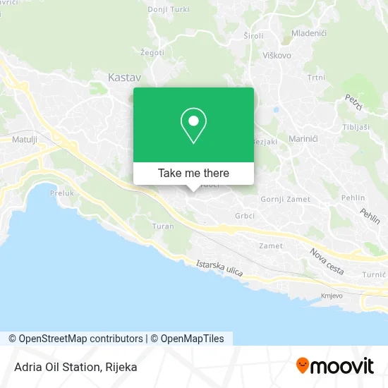 Adria Oil Station map