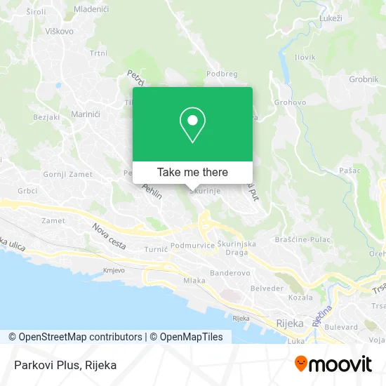 Parkovi Plus map