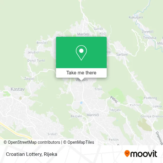 Hrvatska Lutrija map