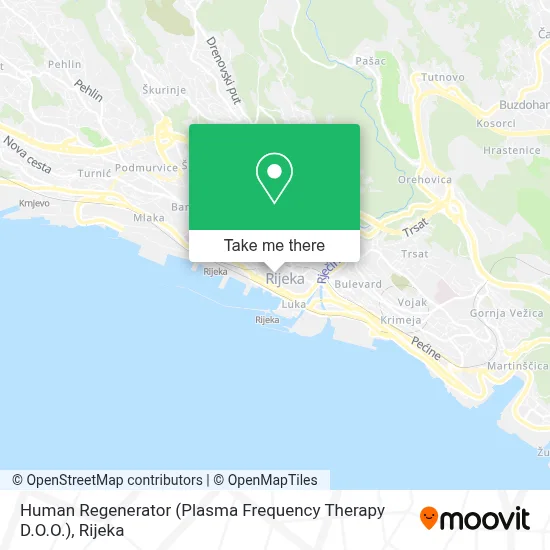 Human Regenerator (Plasma Frequency Therapy D.O.O.) map