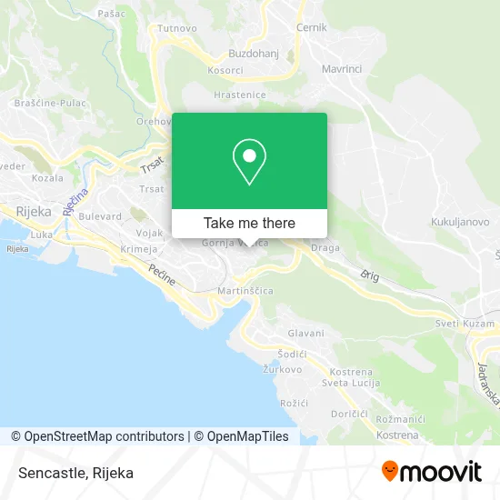 Sencastle map