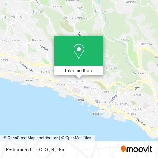 Radionica J. D. O. O. map