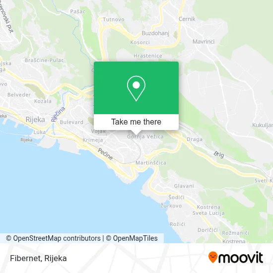 Fibernet map
