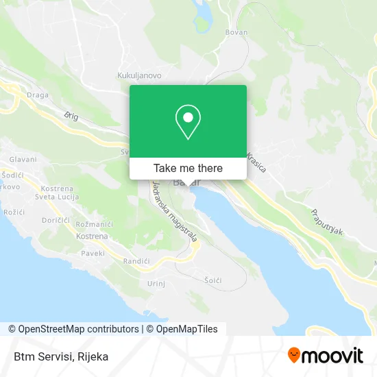 Btm Servisi map