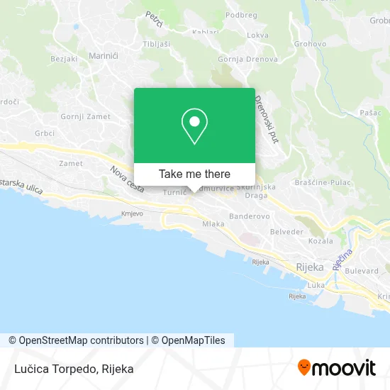 Lučica Torpedo map