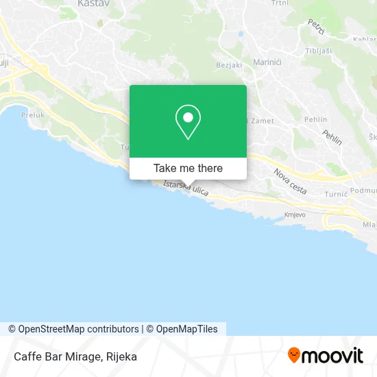 Caffe Bar Mirage map