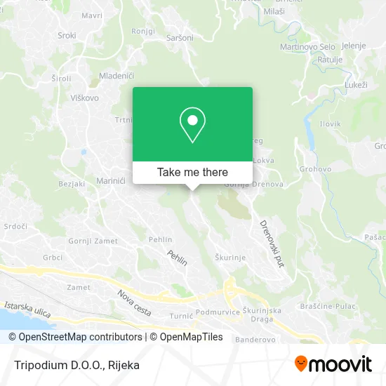Tripodium D.O.O. map