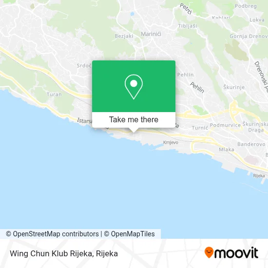 Wing Chun Klub Rijeka map