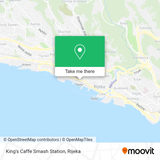 King's Caffe Smash Station map