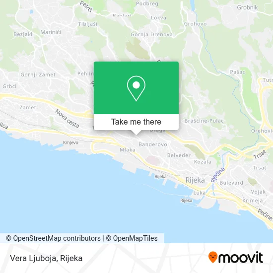 Vera Ljuboja map