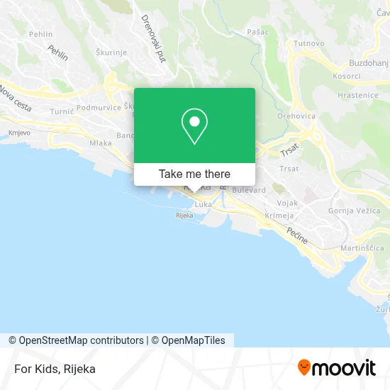 For Kids map