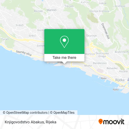 Knjigovodstvo Abakus map