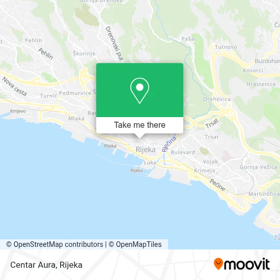 Centar Aura map