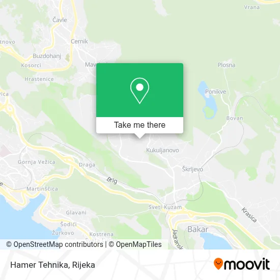 Hamer Tehnika map