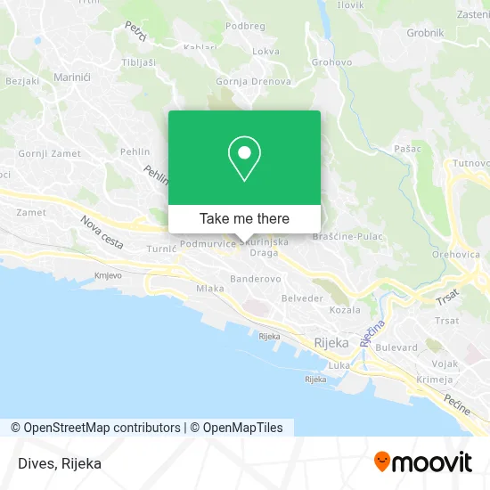Dives map