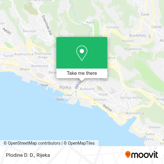 Plodine D. D. map