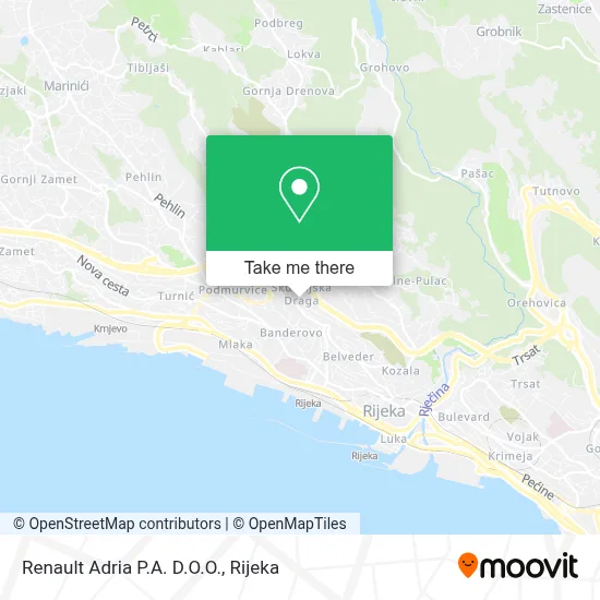 Renault Adria P.A. D.O.O. map
