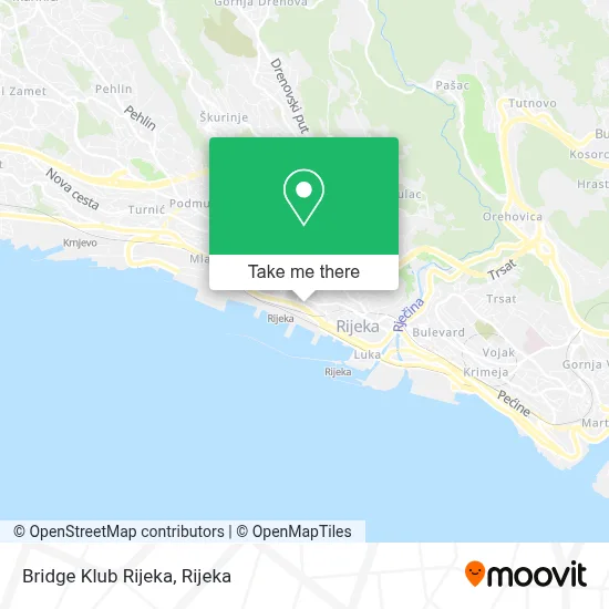 Bridge Klub Rijeka map