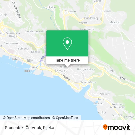 Studentski Četvrtak map