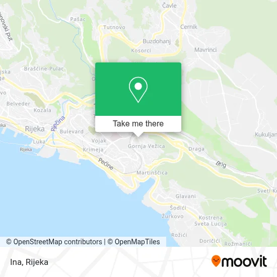Ina map