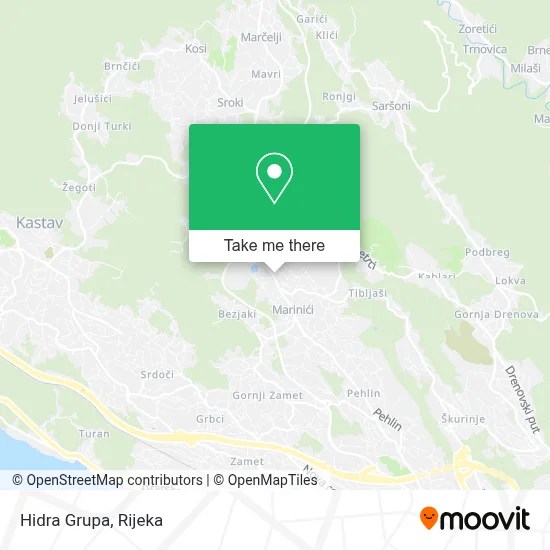 Hidra Grupa map