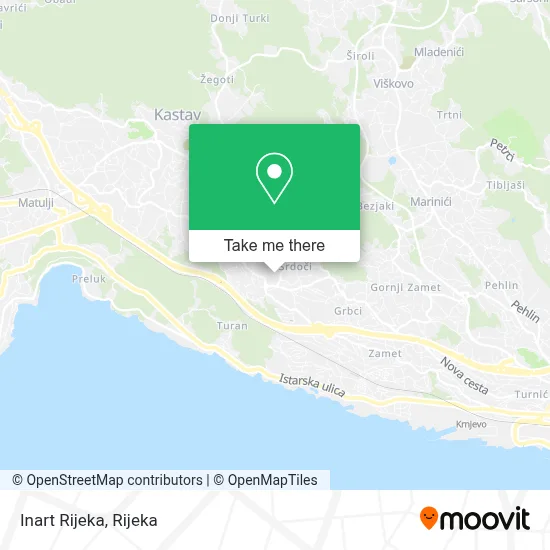 Inart Rijeka map