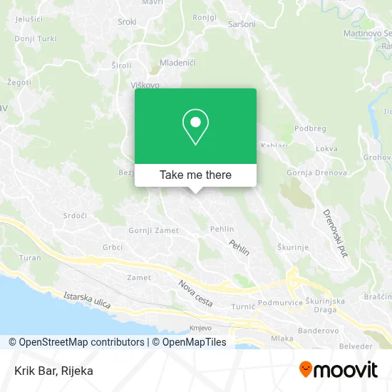Krik Bar map