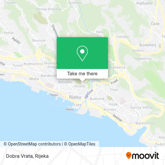 Dobra Vrata map