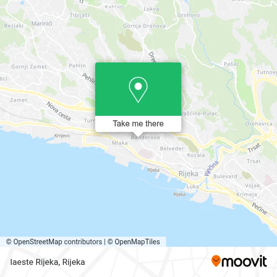 Iaeste Rijeka map